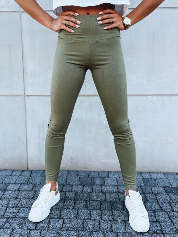 DStreet Legginsy damskie LOOK ME zielone Dstreet