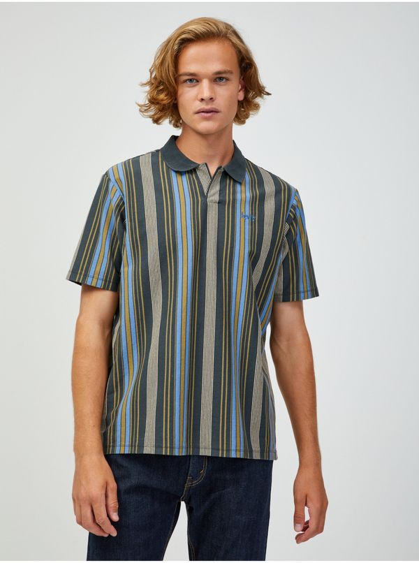 Levi's® Levi&#39;s Blue Men&#39;s Prugasta polo majica Levi&#39;s® - Muška