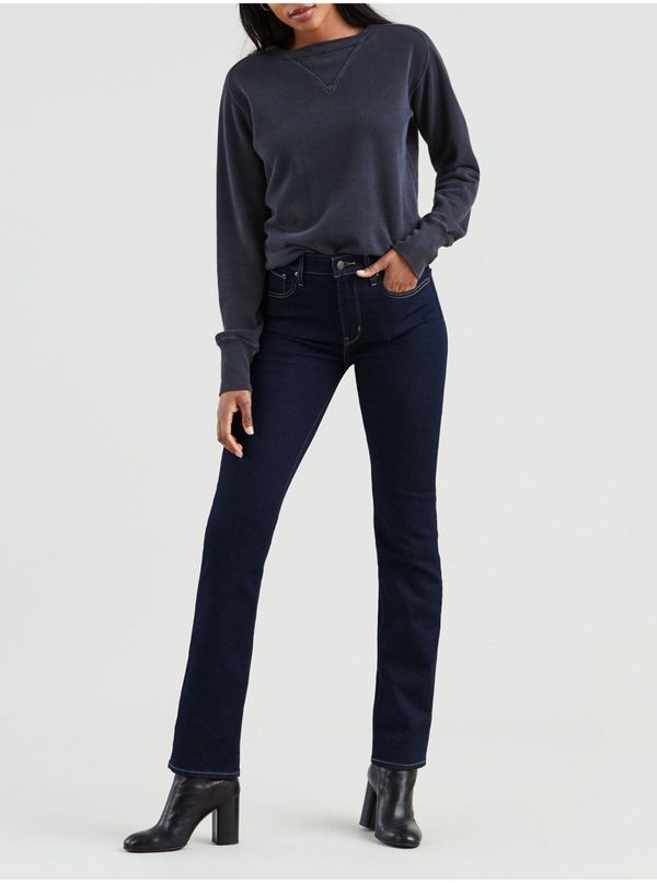 Levi's® Levi&#39;s Dark blue women&#39;s straight fit jeans Levi&#39;s® 724 - Women&#39;s