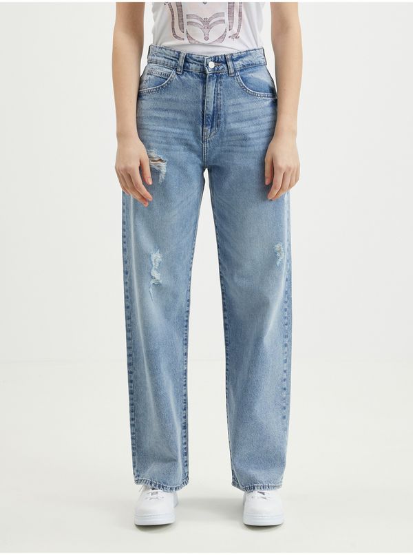 Noisy May Light blue women's wide jeans Noisy May Josie - Women's