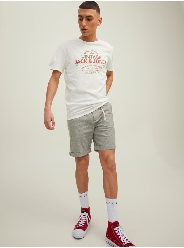 Jack & Jones Light Green Annealed Chino Shorts Jack & Jones Sky - Men