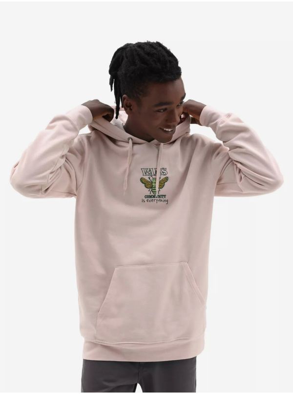 Vans Light Pink Mens Hoodie VANS Growth Garden Po - Men