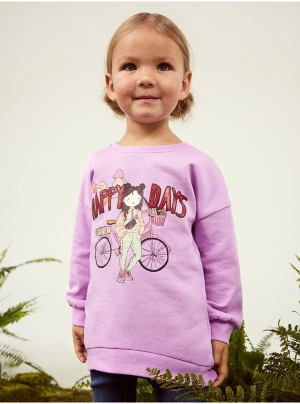 name it Light purple girl's sweatshirt name it Kirsten - Girls