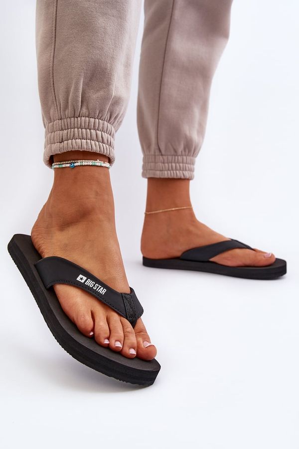 BIG STAR SHOES Lightweight women's foam flip-flops Big Star Black
