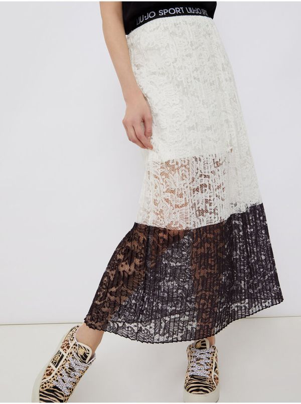 Liu Jo Liu Jo Black-cream Lace MidisuckLe Lui Jo - Women