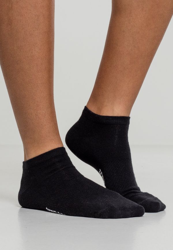Urban Classics Logo No Show Socks 5-pack black