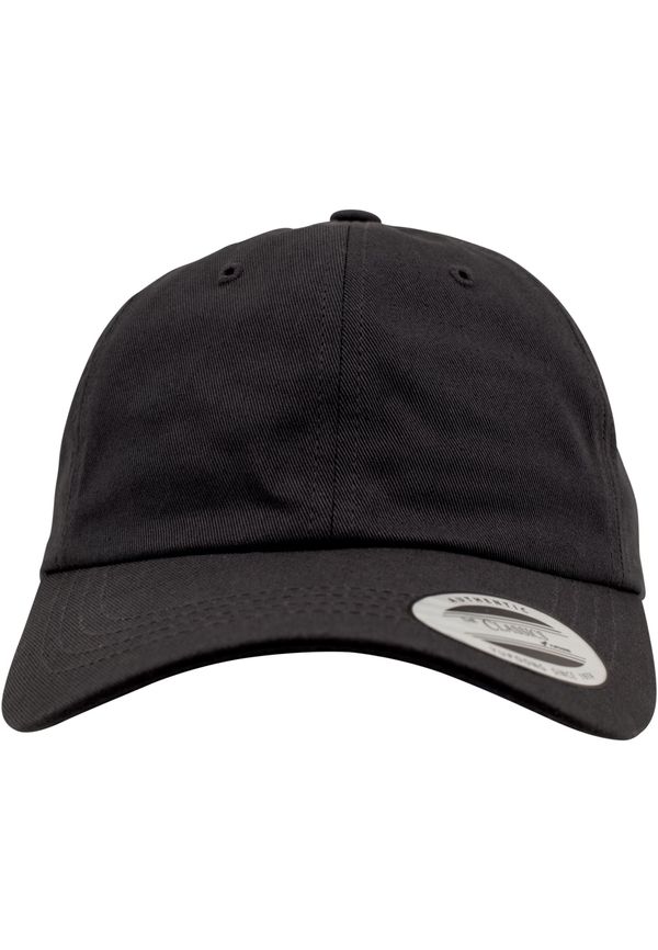 Flexfit Low-profile black cotton twill