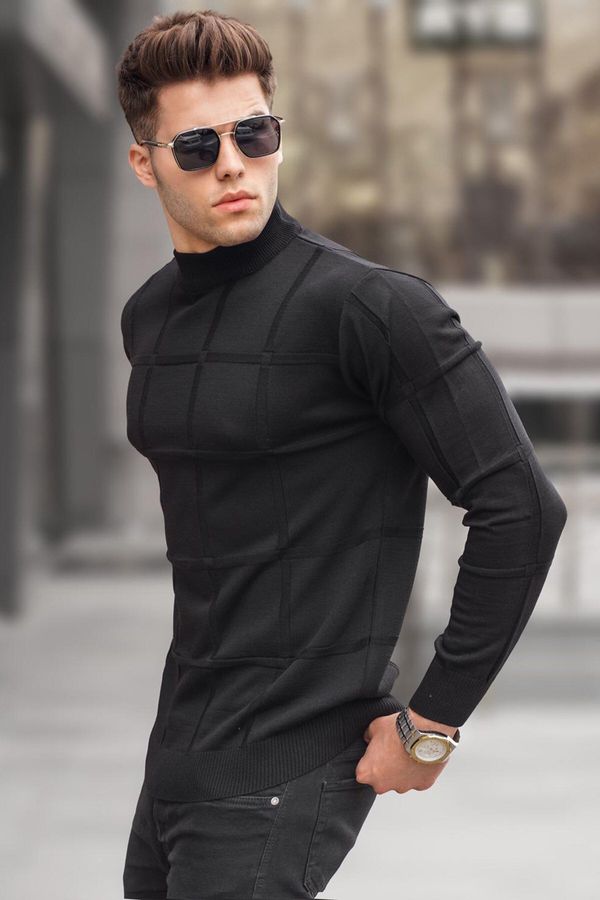 Madmext Madmext Black Turtleneck Knitwear Sweater 5784