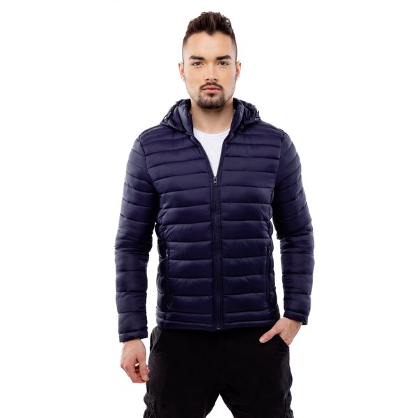 Glano Man Quilted Jacket GLANO - mornarica