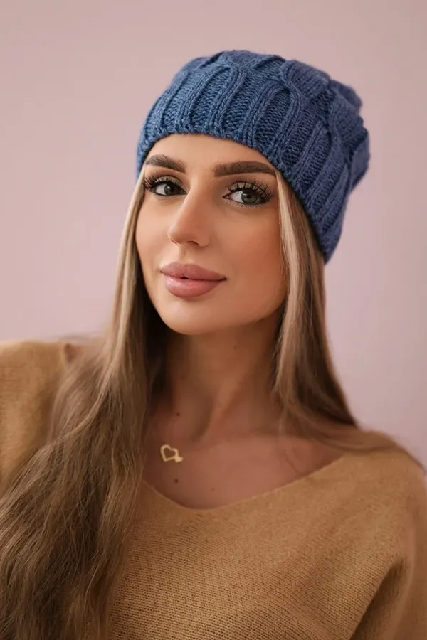 marka niezdefiniowana marka niezdefiniowana Cap with fleece Iwona K221 jeans