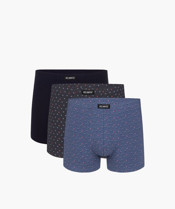 Atlantic Men's boxers ATLANTIC 3Pack - multicolor