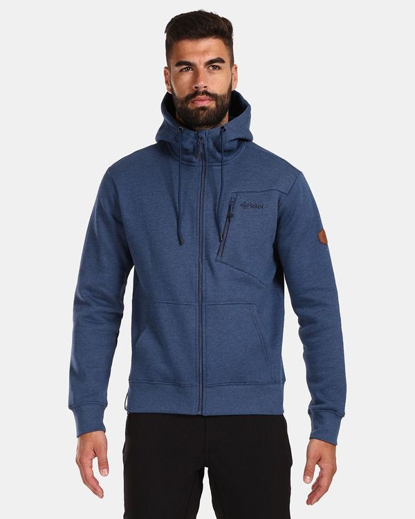 Kilpi Men's cotton sweatshirt Kilpi PREDA-M Dark blue