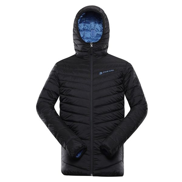 ALPINE PRO Men's reversible jacket hi-therm ALPINE PRO EROM black
