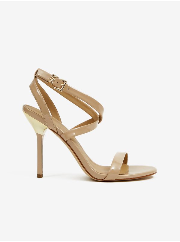 Michael Kors Michael Kors Asha Beige Women's High Heel Sandals - Women