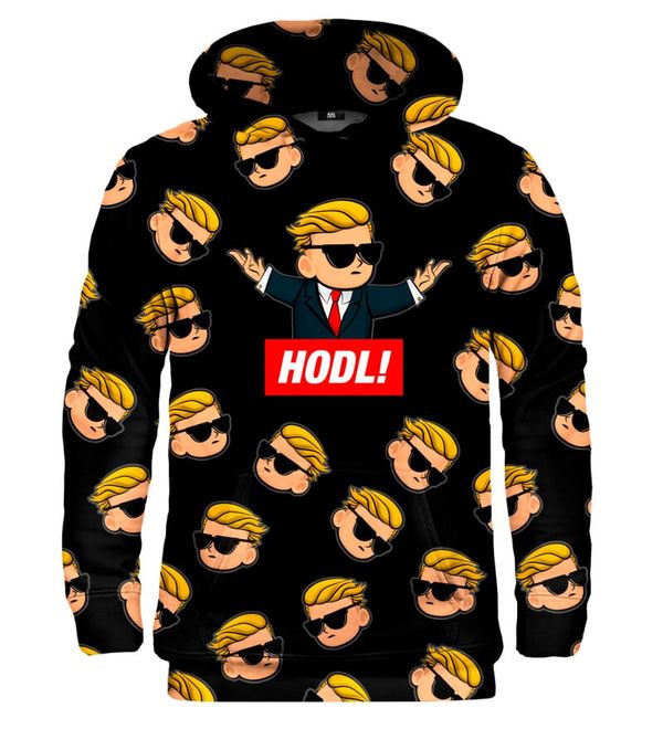 Mr. GUGU & Miss GO Mr. GUGU & Miss GO Unisex's Hodl Hoodie H-K2179