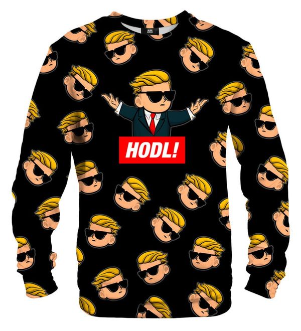 Mr. GUGU & Miss GO Mr. GUGU & Miss GO Unisex's Hodl Sweater S-Pc2179