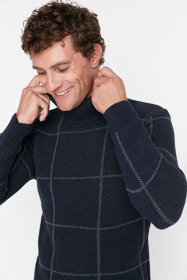 Trendyol Muška dolčevita Trendyol Collar