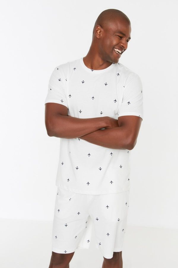 Trendyol Muška pidžama Trendyol THMSS21PT0923/Navy blue