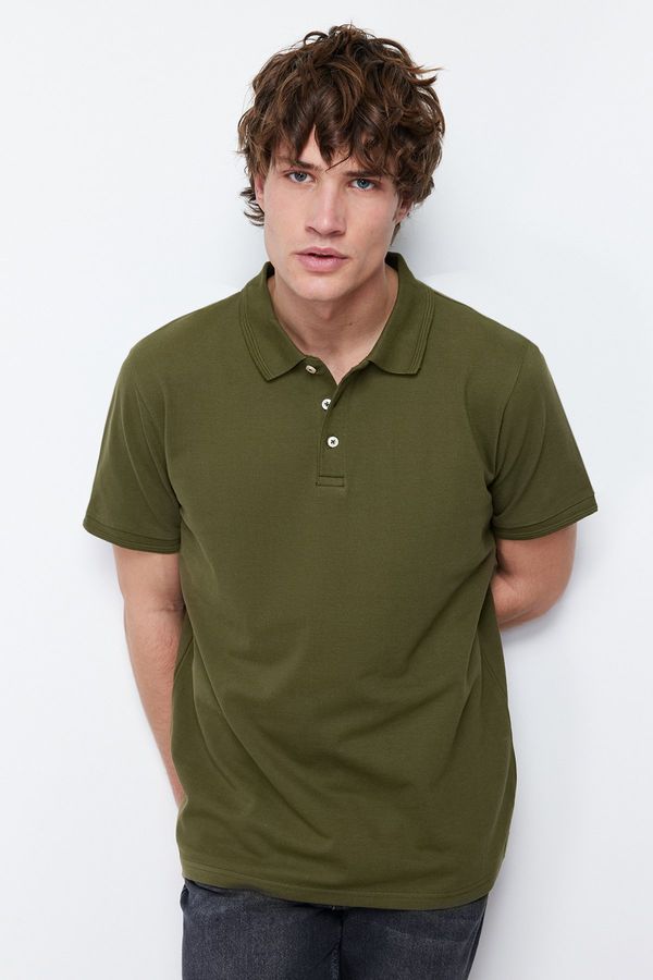 Trendyol Muška polo majica Frogies Jacquard