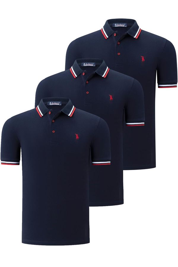 dewberry Muška polo majica set dewberry