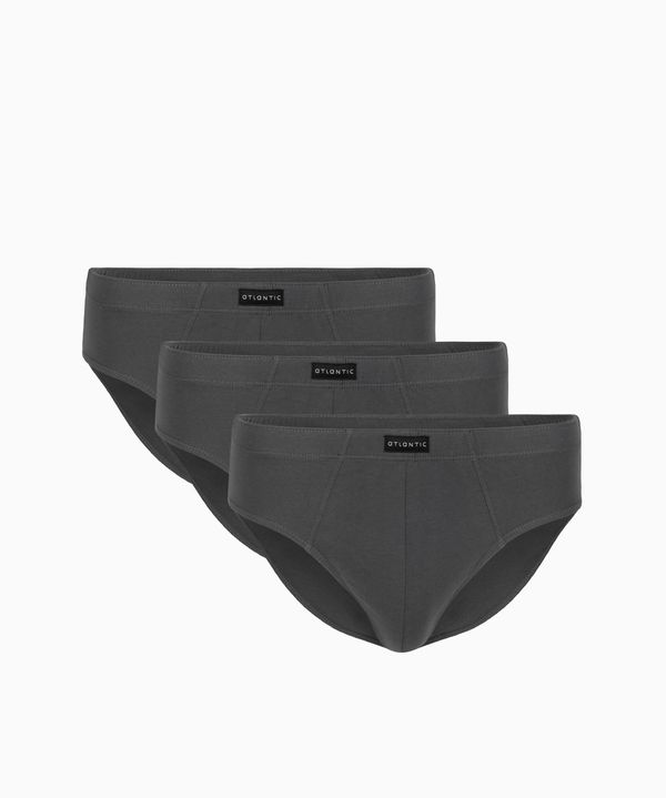 Atlantic Muške gaćice ATLANTIC 3Pack - tamno sive