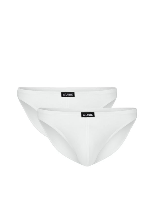 Atlantic Muške Pima pamučne gaćice ATLANTIC Mini 2Pack - bijela