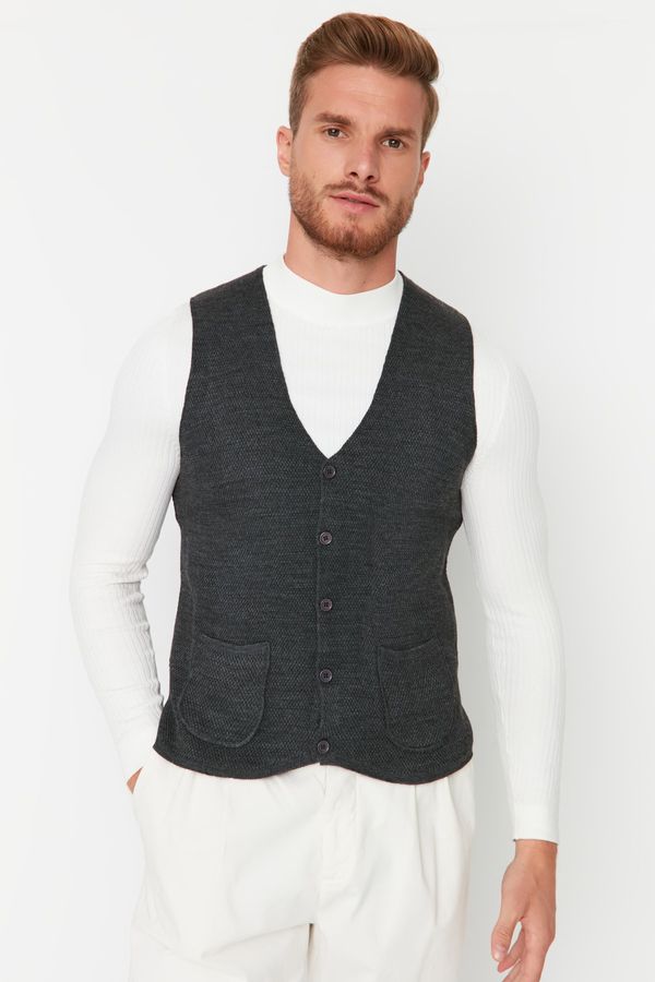 Trendyol Muški prsluk Trendyol Slim Fit