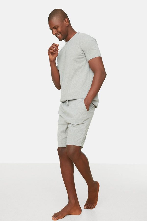 Trendyol Muški set Trendyol TMNSS22PT0042/GRAY