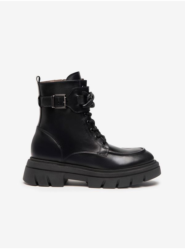 NeroGiardini NeroGiardini Black women's leather ankle boots Nero Giardini - Women's