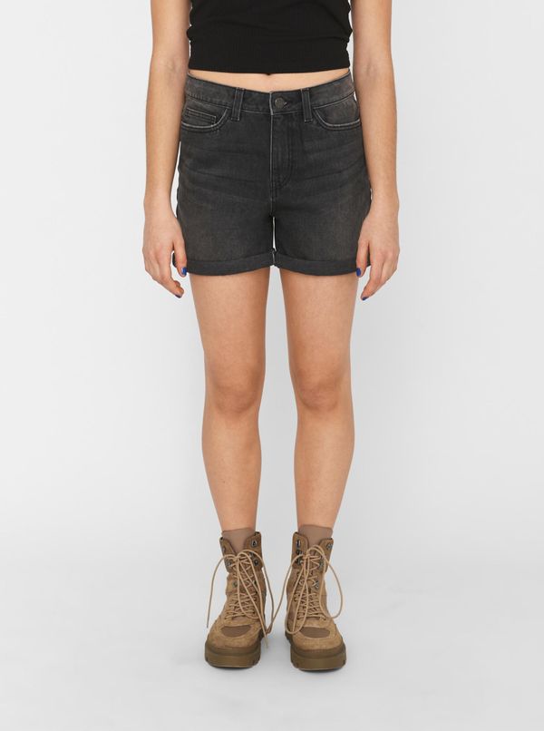Noisy May Noisy May Miley Grey Denim Shorts - Women