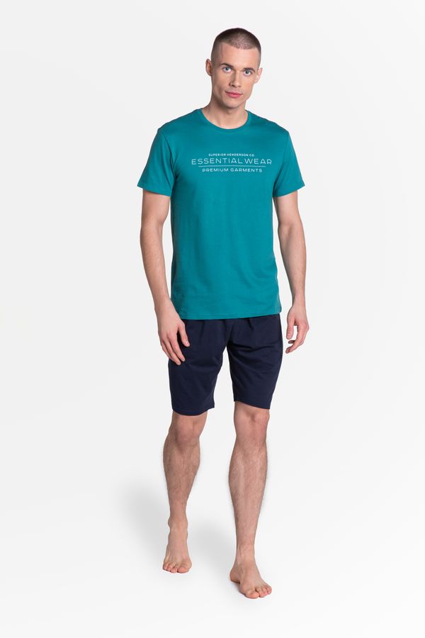 Henderson Offer of pajamas 38880-77X Green-Navy Green-Navy