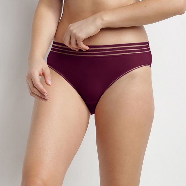DIM OH MY DIM'S BIKINI - Fashionable panties with raised waist - purple