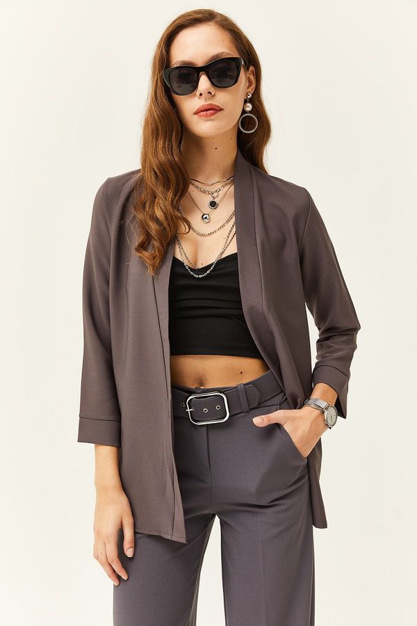 Olalook Olalook Women's Smoky Shawl Collar Atlas Jacket