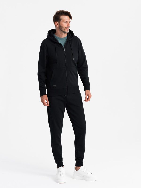 Ombre Ombre Men's BASIC sweatshirt set unbuttoned sweatshirt + joggers