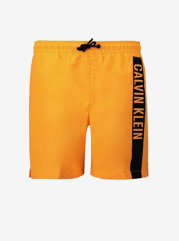 Calvin Klein Orange boys' swimsuit Medium Drawstring Calvin Klein Underwear - unisex