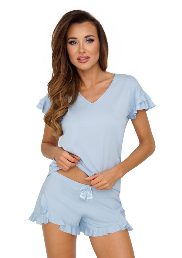 Donna Pajamas Pastella 1/2 Blue Blue