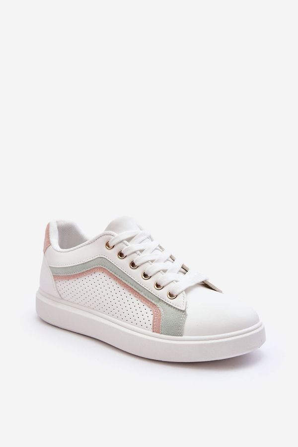 PG1 PG1 Women's Classic Sports Shoes White-Pink Amaranti