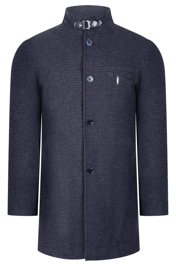 dewberry PLT8367 DEWBERRY MEN'S COAT-DARK FLAT ANTHRACITE