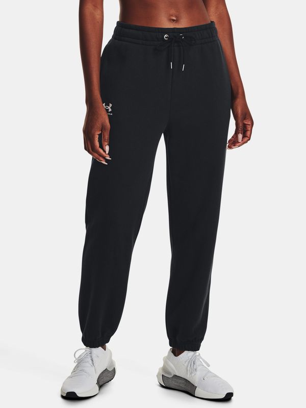 Under Armour Pod oklopnim hlačama esencijalno runo Joggers-BLK - Žene