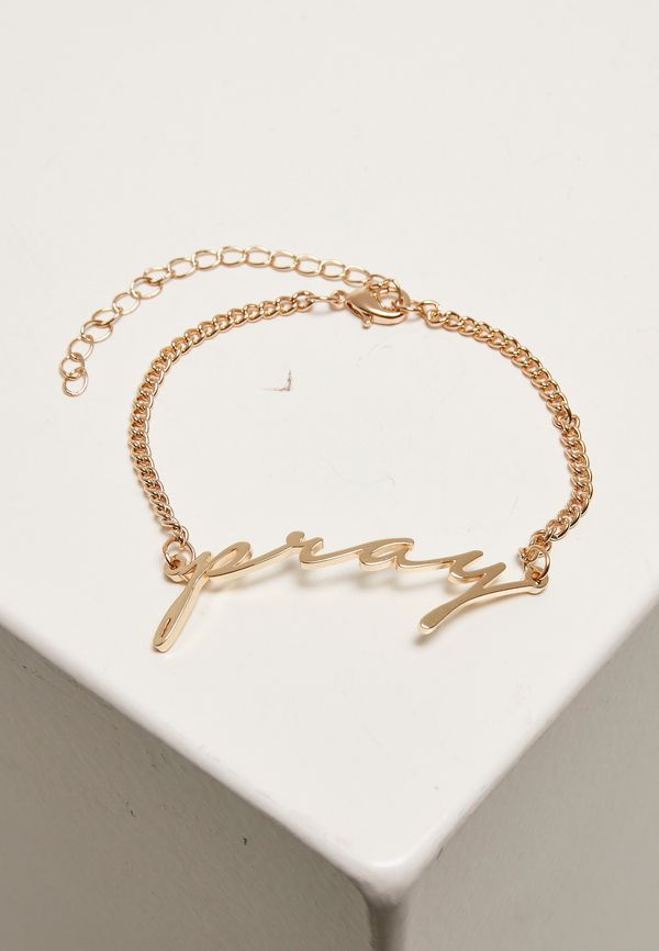 MT Accessoires Pray the golden bracelet