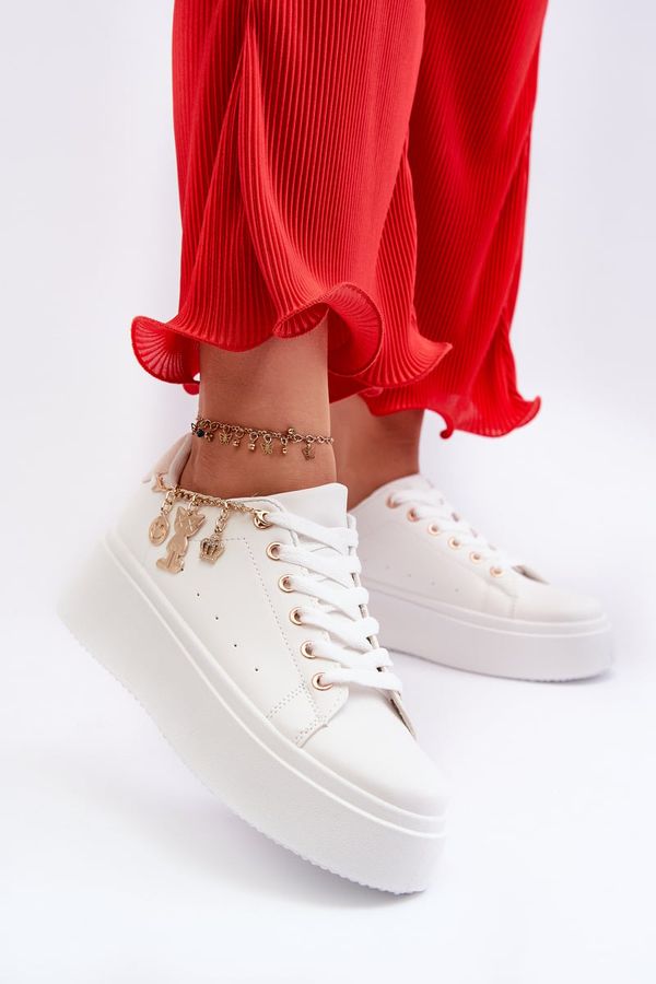 PS1 PS1 Women's Sneakers with Decoration White Celedria