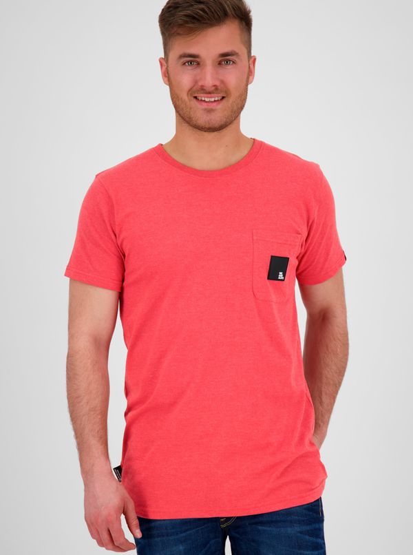 ALIFE AND KICKIN Red men's T-shirt with print on the back Alife and Kickin - Men's