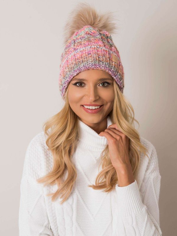 Fashionhunters RUE PARIS Colorful women's insulated cap