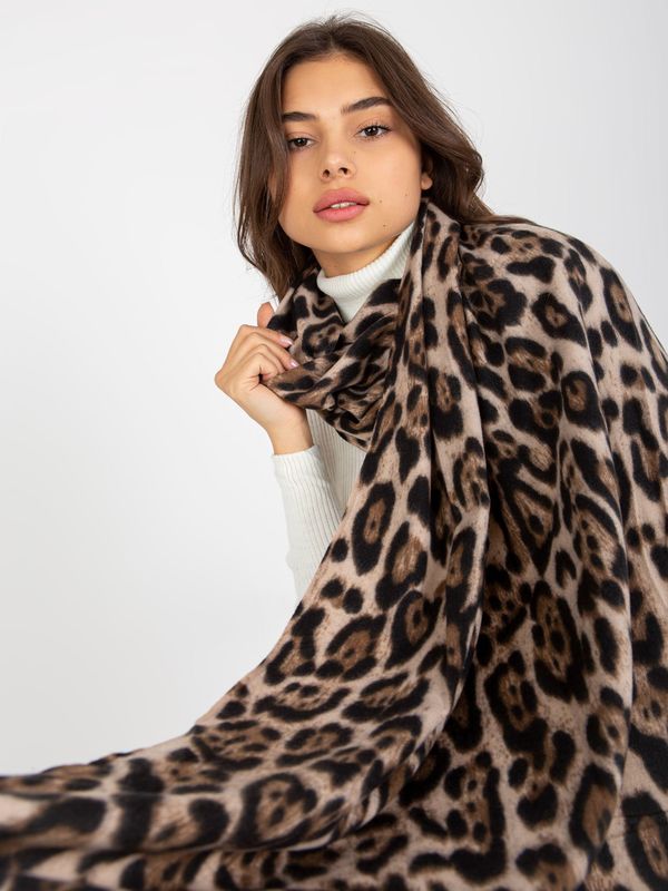 Factory Price Scarf-AT-SZ-1-892.39P-black-beige