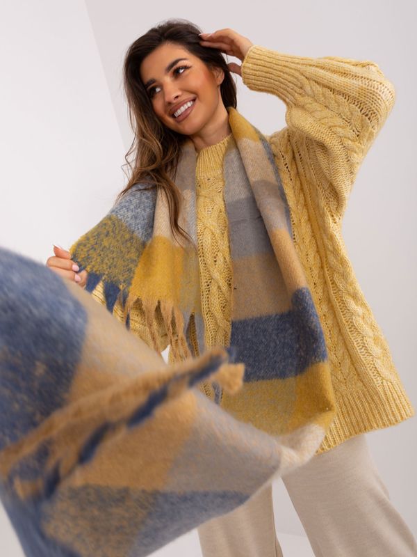 Wool Fashion Italia Scarf-AT-SZ-2311501.32-dark yellow