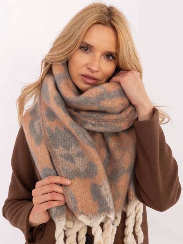 Wool Fashion Italia Scarf-AT-SZ-416.22X-orange