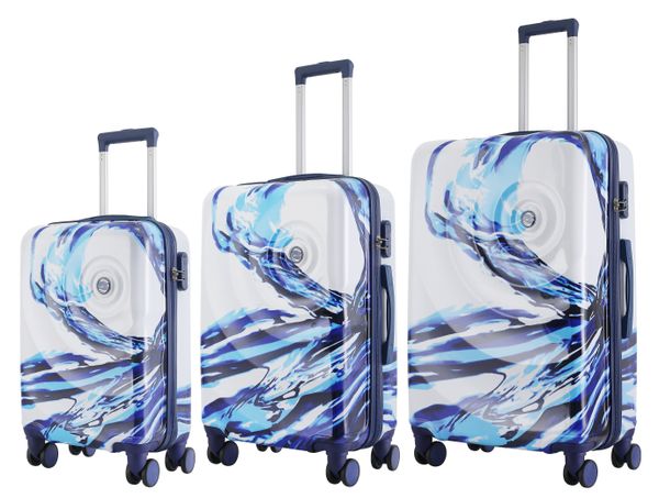 Semiline Semiline Unisex's ABS Suitcase Set T5653-0
