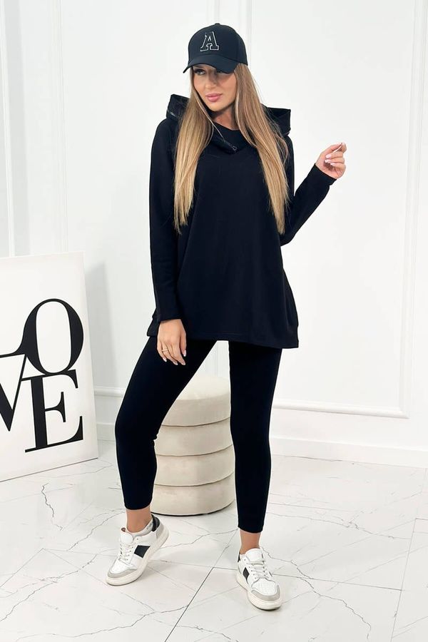 Kesi Set cotton sweatshirt + leggings black