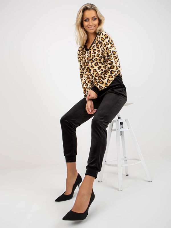 RUE PARIS Set-HV-KMPL-8141-2.05-black-beige
