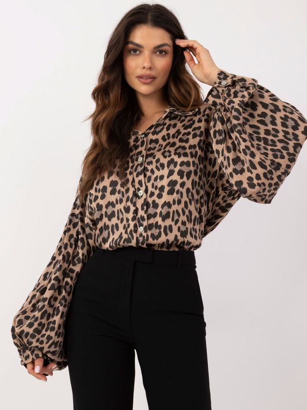 Och Bella Shirt-TW-KS-BI-20367.31P-black-beige